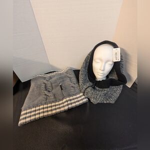 NWT Lululemon Falling Freely Neck Warmer Merino Wool Lot 2 Bundle